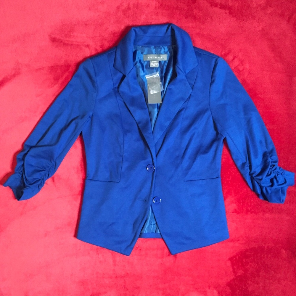 SUZY SHIER Royal Blue Blazer